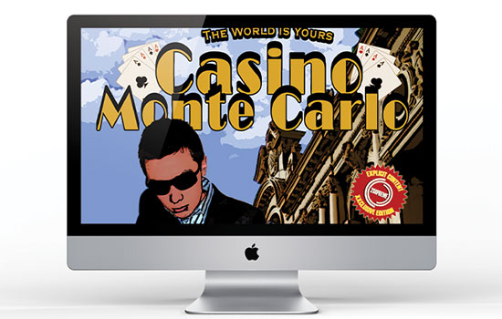 Casino Monte Carlo - Comic Book Cover - School Project